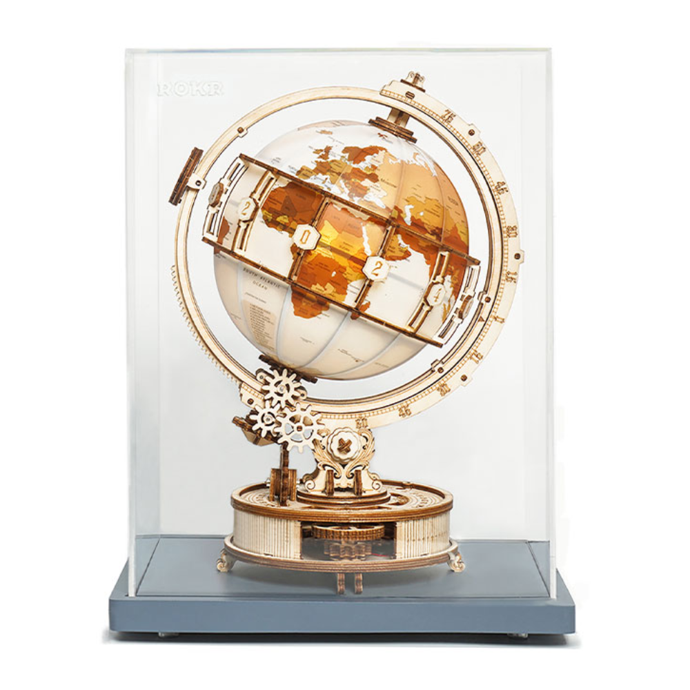 rokr luminous globe 3d wooden puzzle st003,rokr luminous globe st003,rokr luminous globe st003 instructions,rokr luminous globe