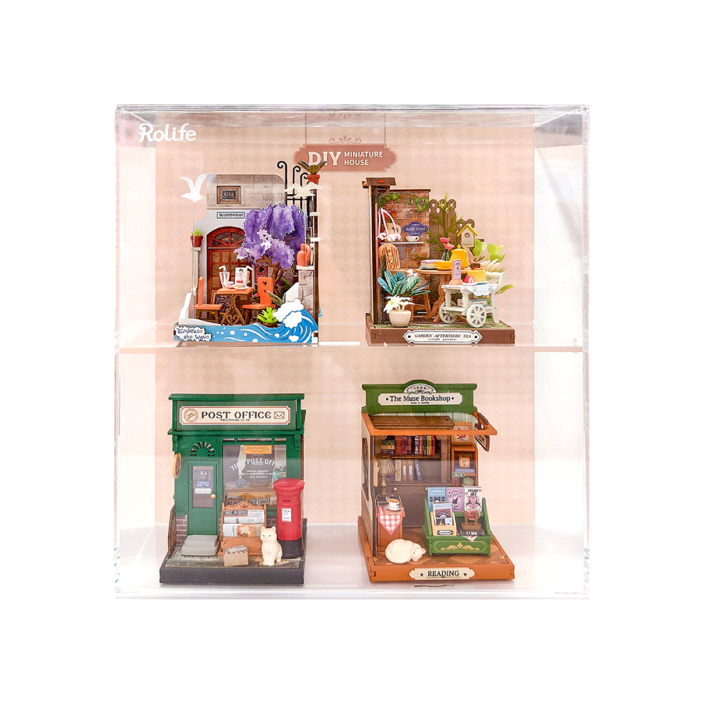 rolife miniature house display box,rolife diy miniature house,diy miniature house rolife,rolife miniature house kit