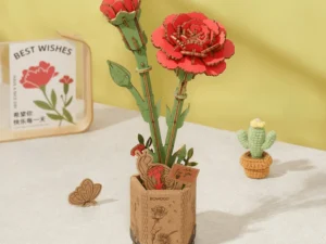 3d wooden flower puzzle,rowood diy wooden flower bouquet 3d wooden puzzle,rowood 3d wooden puzzle,flower puzzle 3d,flower 3d puzzle