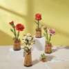 3d wooden flower puzzle,rowood diy wooden flower bouquet 3d wooden puzzle,rowood 3d wooden puzzle,flower puzzle 3d,flower 3d puzzle