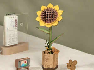 rowood diy wooden flower bouquet 3d wooden puzzle,3d flower puzzle,3d wooden flower puzzle,flower puzzle 3d,flower 3d puzzle,rowood 3d wooden puzzle