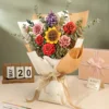 diy wooden flower bouquet,wood flower bouquet diy,wooden flower bouquet diy