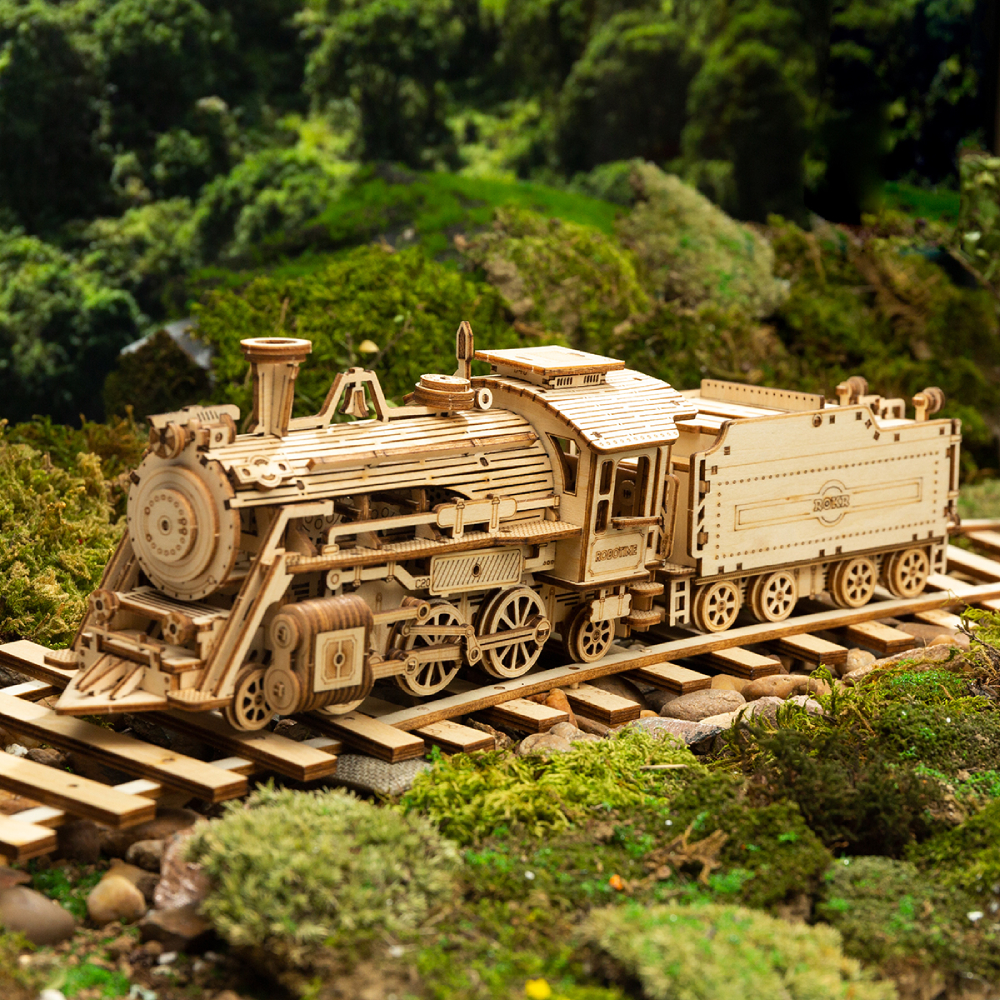 rokr 3d wooden puzzle train,rokr 3d wooden puzzles