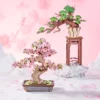 rolife 3d wooden puzzle,sakura blossom bonsai tree​,japanese sakura bonsai tree​