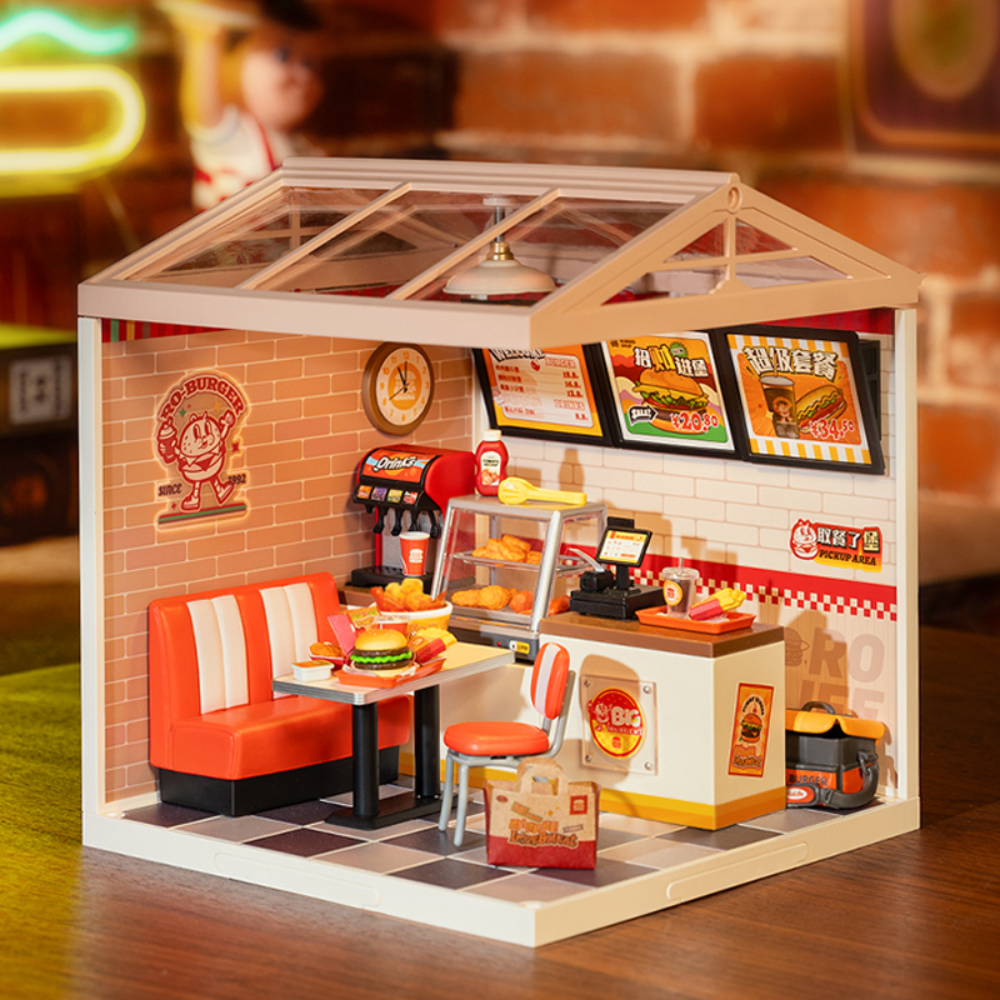 rolife diy miniature house kit building yum yum burgers (1)