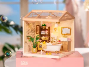 miniature plastic houses