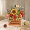 rowood 3d puzzle diy wooden wooden bloom box (1)